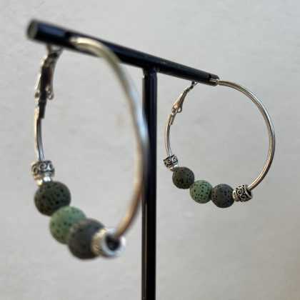 Pendientes Hércules green
