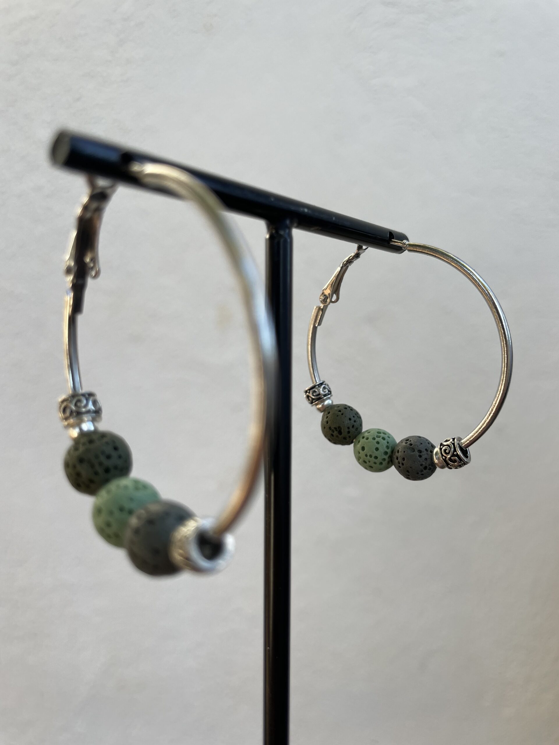 Pendientes Hércules green