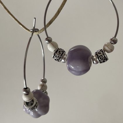 Pendientes Litz Lila