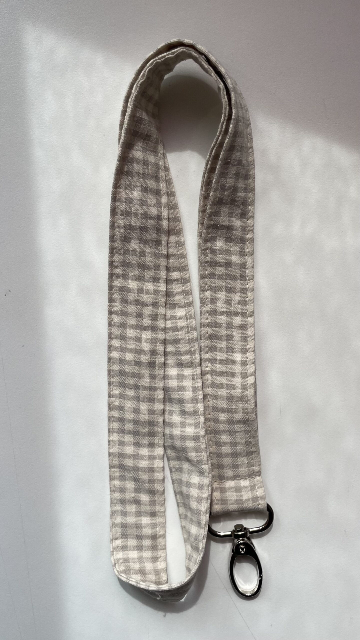 Lanyard cuelga llaves Beige